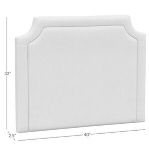Pottery Barn white headboard size twin
